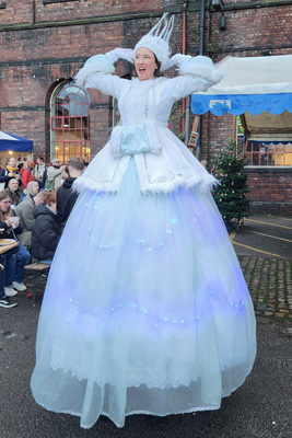 Costume Design - Snow Queen stilts